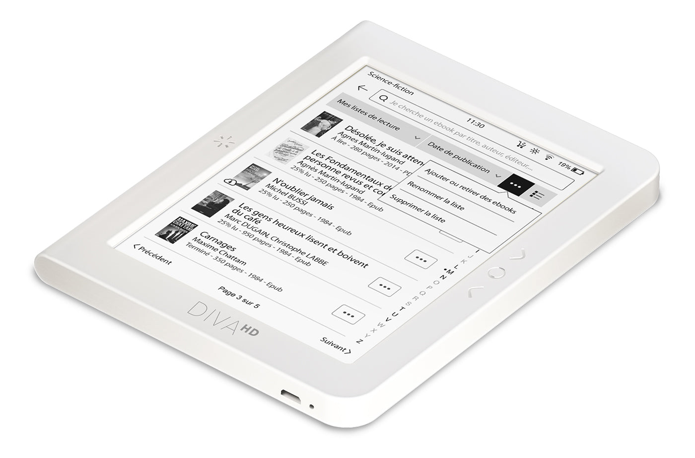 Two new French e-readers: Vivlio Light and Vivlio Light HD